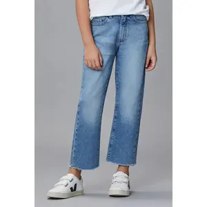 Girls Emie Straight High Rise Jeans - Glacier