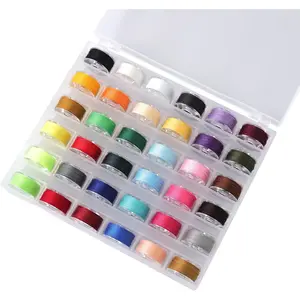 36 count Bobbins and Sewing for Sewing Machine, Sa156 Bobbins with Case for Brother, Bro-Ther, Singer, Sewing Machine Accessories, Sewing Machine Bobbins (Color)