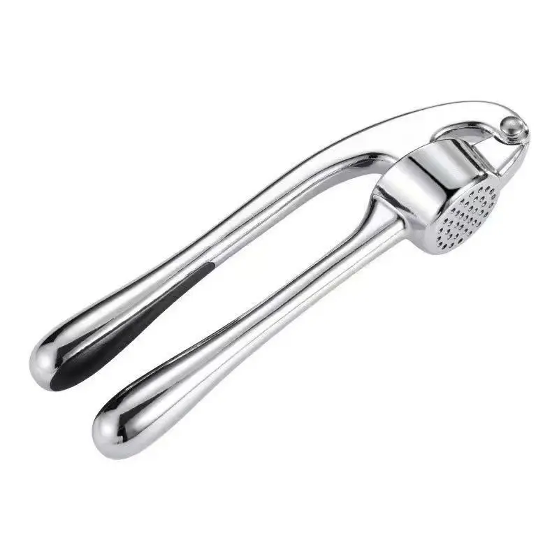 Sturdy Manual Garlic Press with Stainless Steel Blade - Durable, Easy-to-Use Kitchen Utensil, Versatile Home Kitchen Gadget