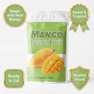 Mango Preserved Fruit 3 Packs 50g Each Soft Juicy Naturally Sweetened Real Mango Snack Healthy Alternative to Candy Ready to Eat Sweet & Tropical
