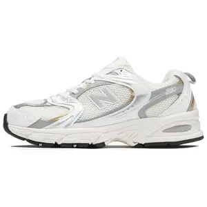 New Balance NB 530 Cushioned Low-Top Sneakers for Men and Women in Gray and White Trending Shoes, House White Official Shoes to Get / Maison Mihara