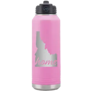 Idaho Home 32 oz Water Bottle | Light Purple