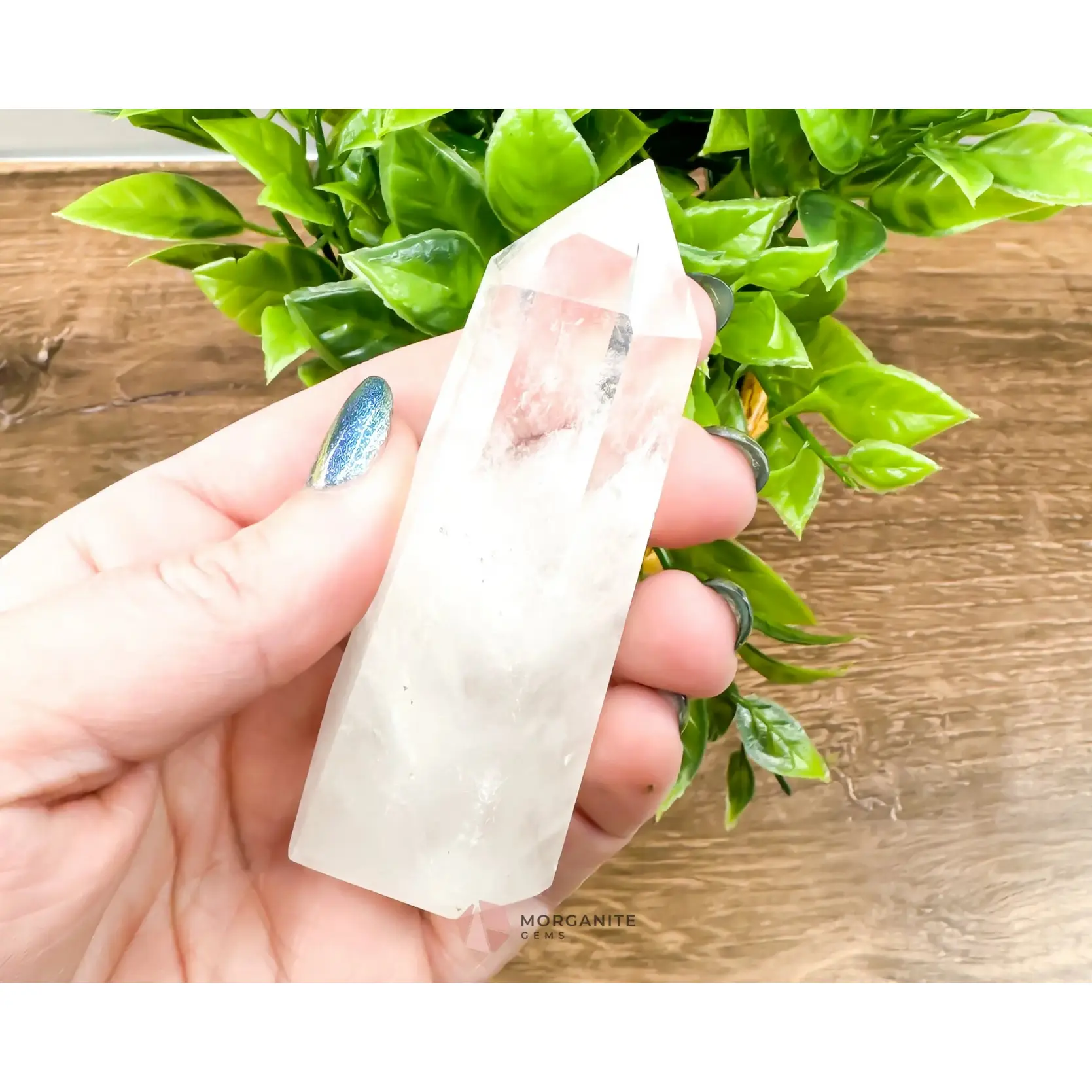 Pure Brilliance: Clear Quartz Tower Point - Enhance Clarity and Energy Flow