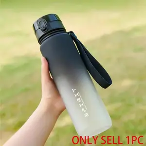 Gradient Water Bottle, 1 Count Portable Large Capacity Sports Drinking Cup, Reusable Water Bottles, Leakproof Water Bottle, Hydration Bottle, Drinkware for Outdoor Sports Hiking Camping