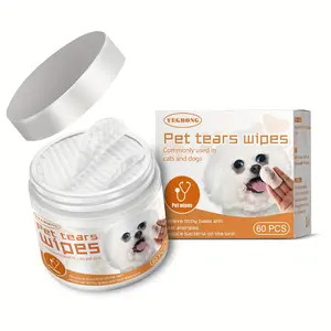Pet Wipes Clean Dogs & Cats Tear Stains Eye Cleaning Wipe Eye Dirt Cosmetic Cottons