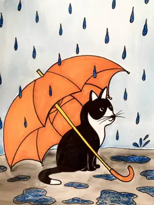 Add-On Art Project - Cat In The Rain L2 (ages 8+)