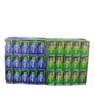 2 cases of Clorets green and blue Menta & Freshmint-Flavored Chicle-Based Gums, 60 Pack - Keep Your Breath Invigorated and Fresh All Day - Snack squashies candy