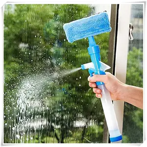 Multi-Functional Dual-Sided Window Glass Cleaner With Sprayer