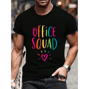100% Cotton Office Administrative Assistant Gift School Secretary T-Shirt Women's Men's Graphic Tee Crew Neck summer vacation Tops