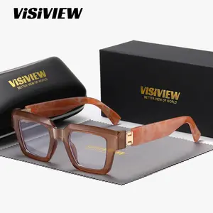 VISIVIEW Unisex Anti-Blue Light Glasses Retro Elegant Comfortable All-Day Wear for Daily Use