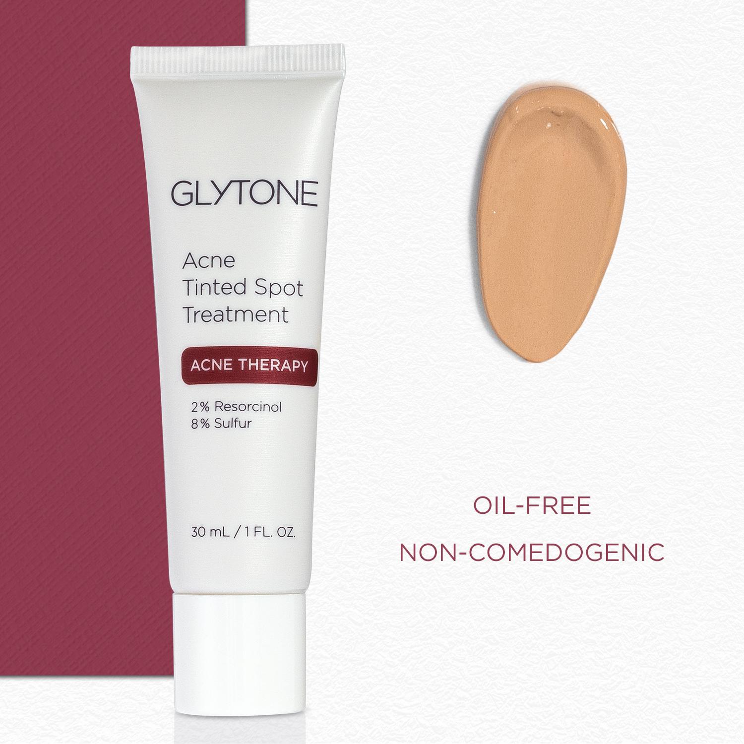 Glytone acne tinted spot treatment – salicylic acid and tea tree oil dual-action spot corrector and concealer Skincare Skin Repair