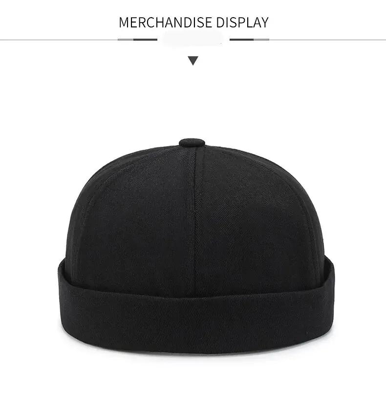 Spring New Hat, Korean Version Street Hat, Personality, Beanie, Round Hat, Sailor, Landlord Hat, Men's And Women's Niche