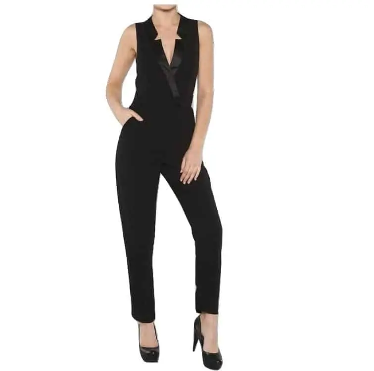 Snazzy Tuxedo Jumpsuit