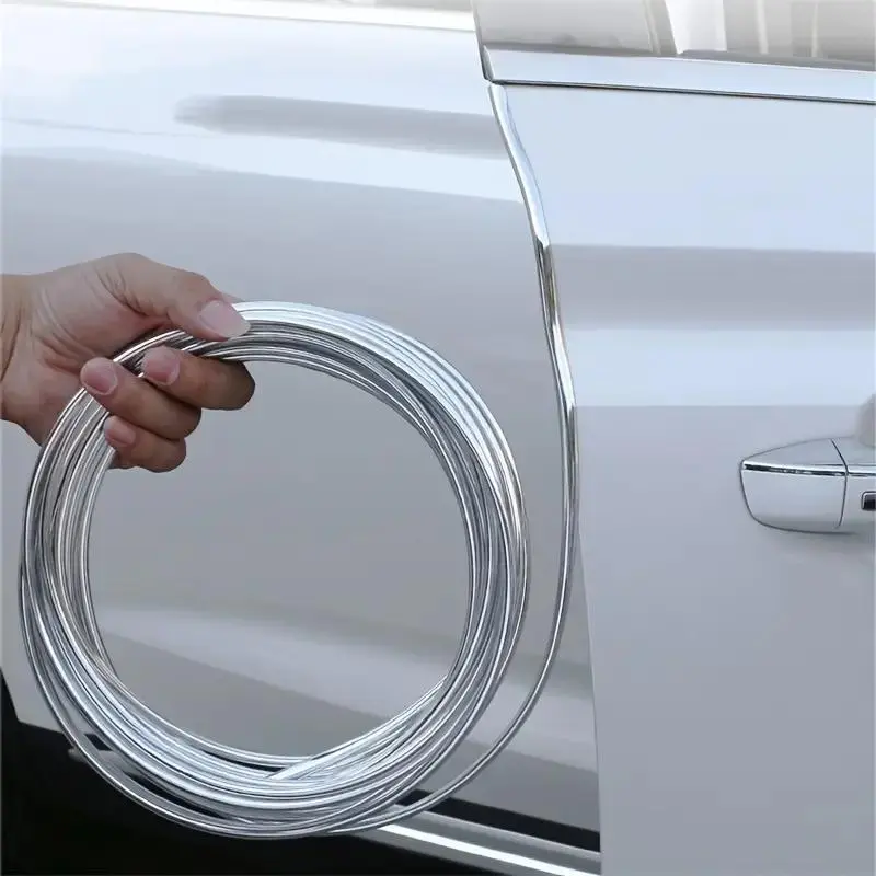Car Door Anti-collision Strip, Car Door Edge Anti-scratch Bumper Strip, Universal Car Body Decorative Strip, Car Exterior Accessories, Car Door Protector, Car Accessory