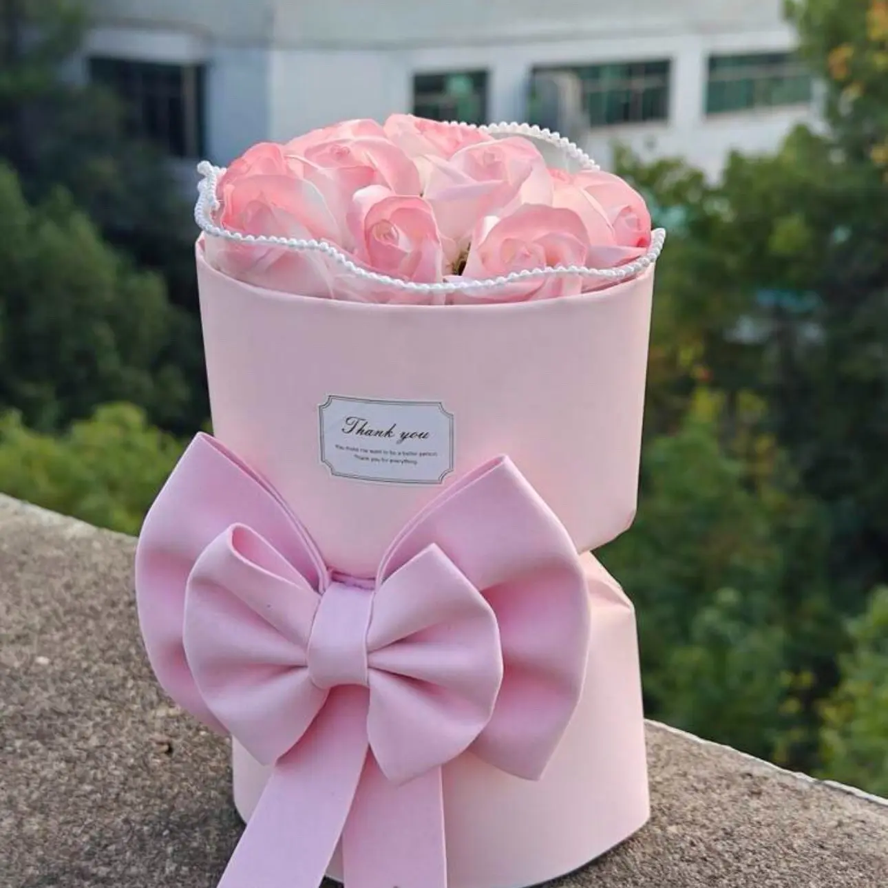 Flower bouquet soap