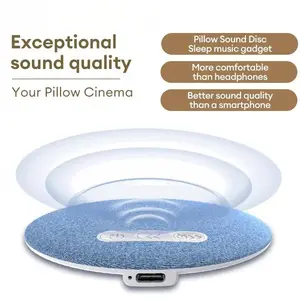 Bluetooth Pillow CD Music Device -Soft Bedside Speaker for Nighttime Relaxation, Gift Ready
