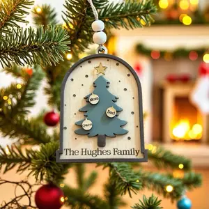 Customized Family Christmas Ornaments