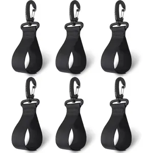 Upgraded 6-Piece Kayak Paddle Clip Holders, Storage Accessories for Paddle Board and Inflatable Boat