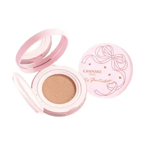 CANMAKE Marshmallow Finish Foundation SPF50+ PA+++, Light Beige #01, Pore Minimizing, Hydrating, Waterproof, Sweatproof, Oil Control Cushion Foundation for Radiant Skin