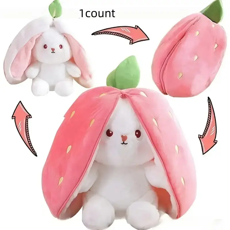 Cute Rabbit Gift for Christmas, Hidden Bunny Toy, Rabbit Doll, Perfect Present Idea, Adorable Animal Figurine, Ideal for Holiday Celebrations, Soft Stuffed Figure, Cuddly Stuffed Animal