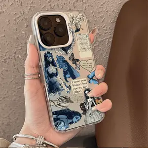 Corpse Bride Collage Acrylic Smartphone Case, Cellphone Cover & Casing for iPhone 17, 16 Pro Max, 15, 14 Plus, 13, 12, 11, XR, XS – Stylish, Camera-Protective, Shockproof, Anti-Drop, Durable