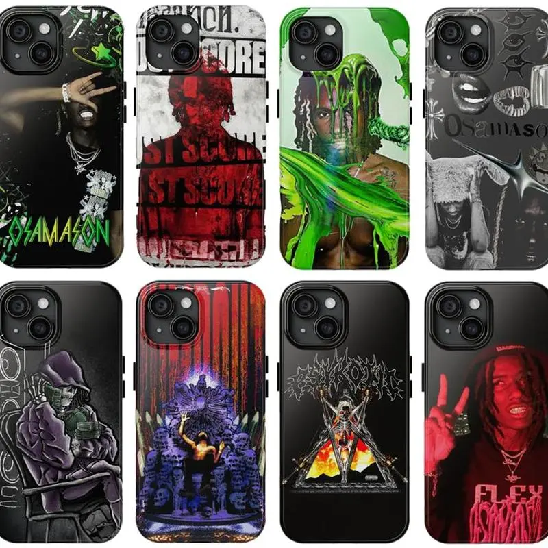 Psykotic Tour 2025 OsamaSon Smartphone Case, Handheld Cellphone Shell Gift Compatible with iPhone 11-17 Pro Max/Plus and Samsung Galaxy S23-25 Devices