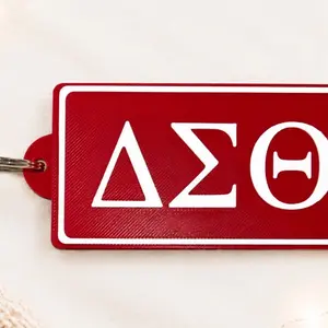 Delta Sigma Theta Sorority Keychain/Bagtag - If you want personalization add in the comments