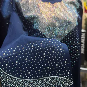 Mukhawar Dress - Casual Women's Dress with Sparkly Detail and Pearl Trim - Womenswear