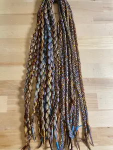 Grand canyon wool dreads, braids, multi color