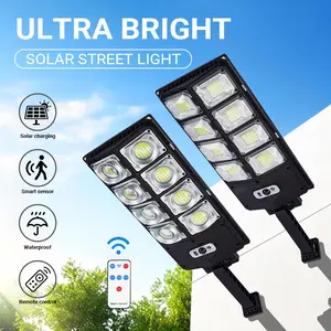 Solar Street Light Outdoor 2026 New Ultra-Bright High Power  With Remote Control Garden Light Dusk To Dawn Solar Light Outdoor With Motion Sensor And Remote Control, Suitable For Courtyard, Parking Lot, Garage, Street , Summervibes
