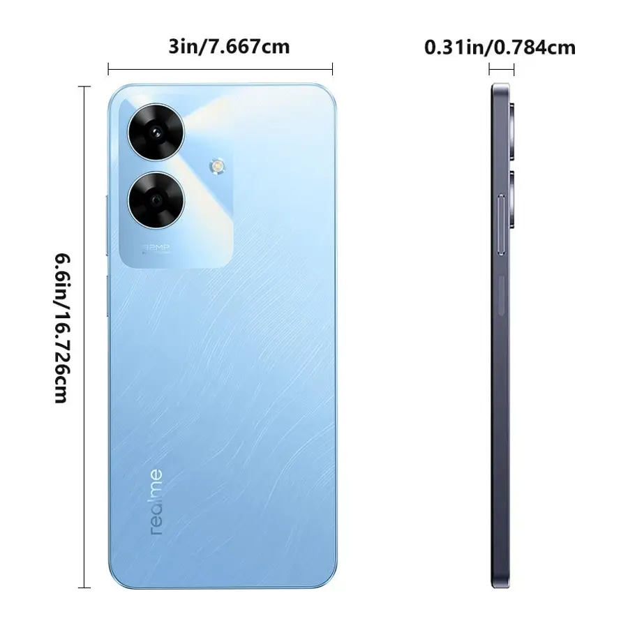 Realme Note 60 Global Version Unlocked 6+128G, T612 Octa-Core