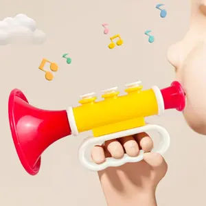 Trumpet TChildren Toy Colorful Musical Instruments Games for Kids Gifts Horn Toy