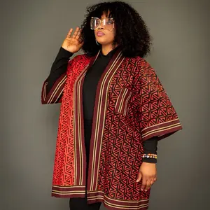 Aso oke Ankara kimono