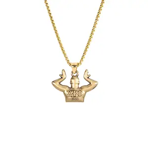 BBGreek Omega Psi Phi - Omega Pendant Necklace - Official Vendor