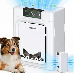Oneisall Air Purifier for Homes with Pets, Dual-Side Intake