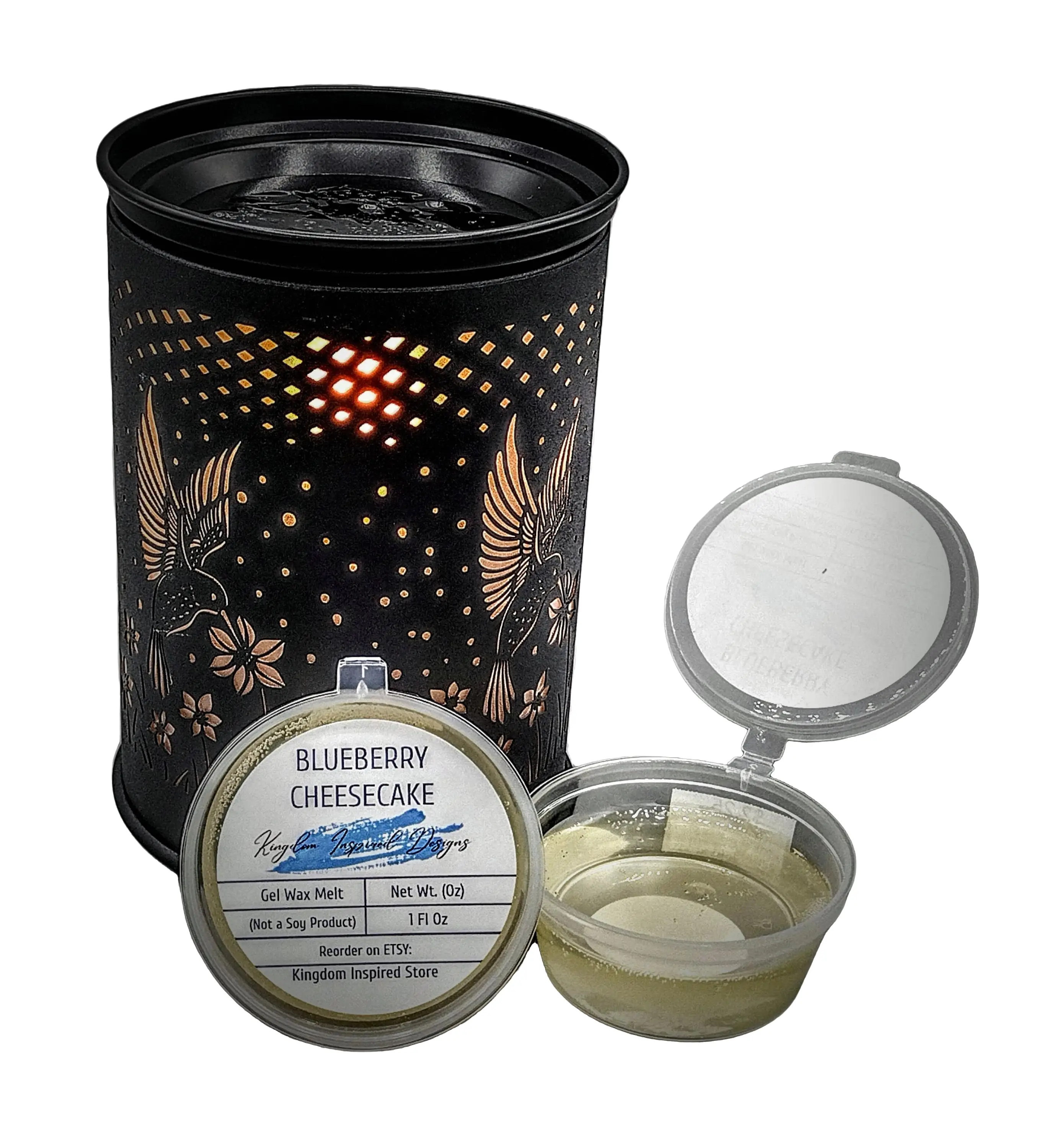 Scented Gel Wax Melts. Won't splash when bumped or knocked over and easy to peel out when you want to change the scent. Many different scents to choos