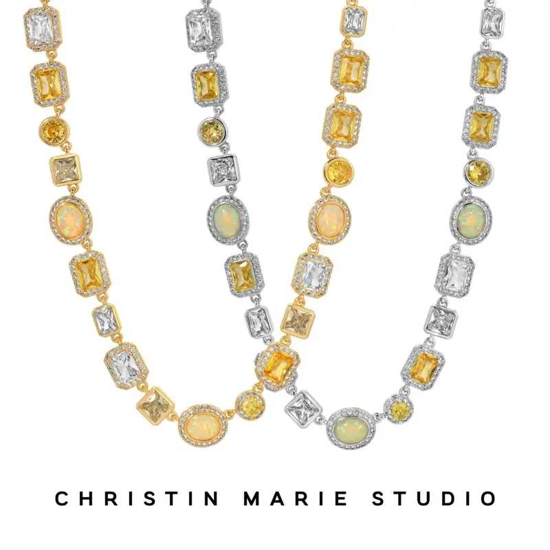 Lemonade (Yellow) Solstice Gemstone Necklace