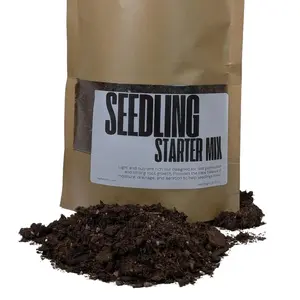 Premium Blend Seedling Starter Mix - 2 lb Bag for Fast Germination, Healthy Root Development & Balanced Moisture Retention