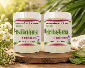 2 - Belladona & Arnica Flowers Topical Analgesic Ointment-Net Wt. 3.5 oz-Moisturizers