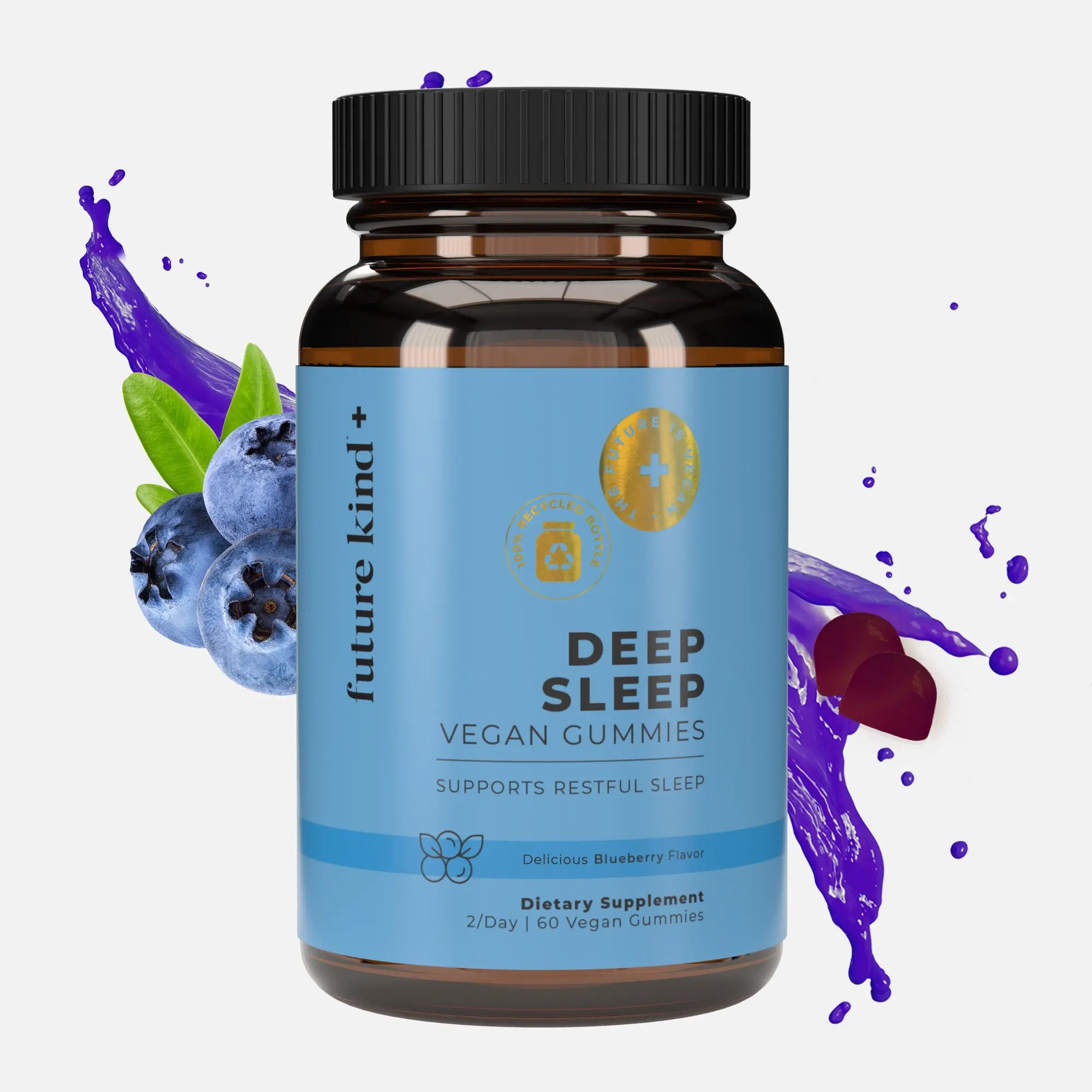 Vegan Melatonin Sleep Gummies - Supports Your Body's Natural Sleep Cycle