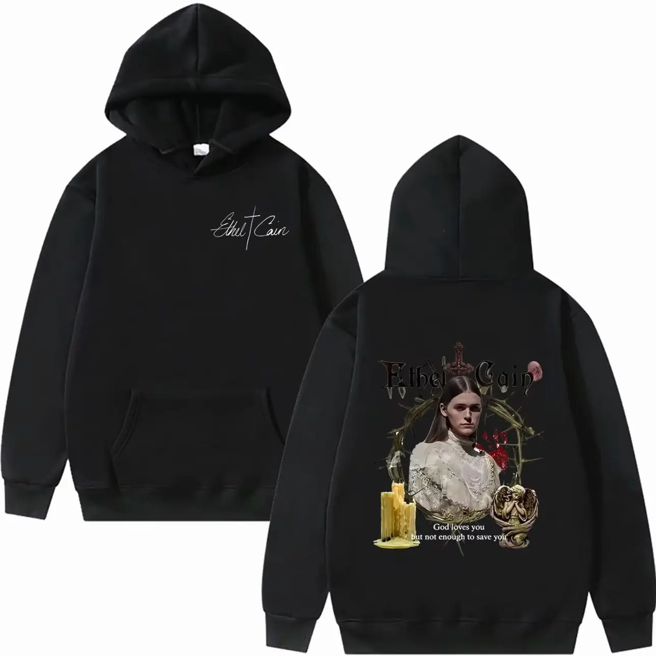 Hot Ethel Cain Sun Bleached Flies God Loves You But Not Enough To Save You Hoodie Men Women Fashion Vintage  Hoodies I