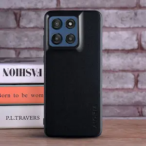 1 Piece Case for Moto G 2025 G Power 2025 G Stylus 2025 Fusion Fashion Luxury Textile PU Leather Retro Business Cellphone Phone Case Casing