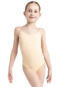 Camisole Leotard w/ Clear Transition Straps - Girls