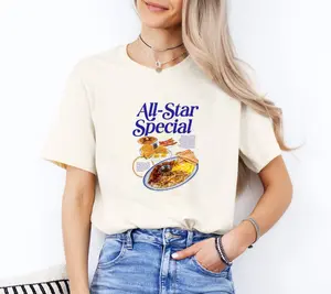 All-star Breakfast Shirt, Full Color, All Size, Unisex Cotton Shirt For Men and Women