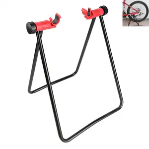 Bicycle Triangle Vertical Parking Stand, Space-Saving Bike Display Holder, Stable Bike Repair Rack for Indoor Use, Mountain Road Bike Maintenance Stand, Home Garage Storage Solution, Cycling Organization Tool