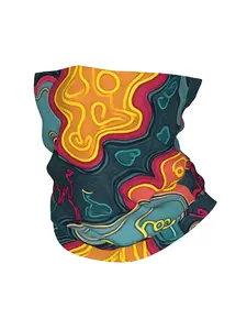 Seamlesspattern Seamlesspattern Men Fashionable and Versatile Printed Headscarf Scarf Head Wrap Breathable and Sun Resistant Suitable for Daily Wear and Outdoor Travel