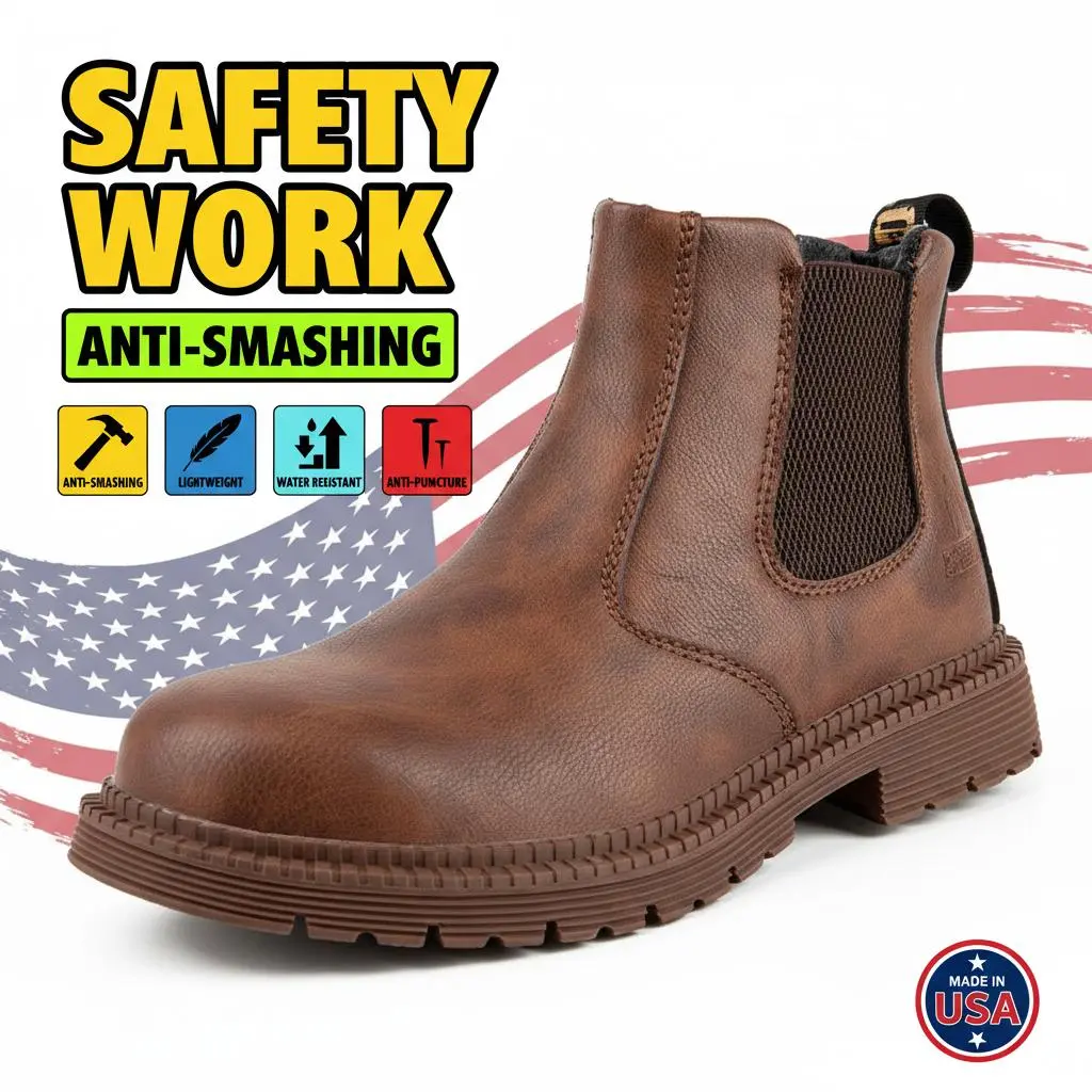Women's Work & Safety Clogs, Unisex Chic Slip-On Footwear with Anti-Slip-Puncture-Proof Soles, Water-Resistant Splash-Proof Breathable Round Toe Cuban Shoes for Kitchen Work, All Seasons