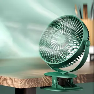 Clearance! New Rechargeable & Plug-in Clip-on Fan, USB Portable Quiet Fan for Dorm Office, Clip & Wall Mountable, Ideal for Stroller Outdoor Travel, All-Season Cooling