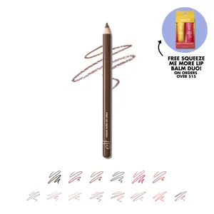e.l.f. Cream Glide Lip Liner, Smooth Hydrating Semi-Matte Finish 0.002mL