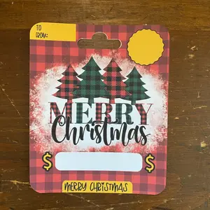 Merry Christmas- Christmas Money Card | Stocking Stuffer | Gift Card Holder | Cash Card